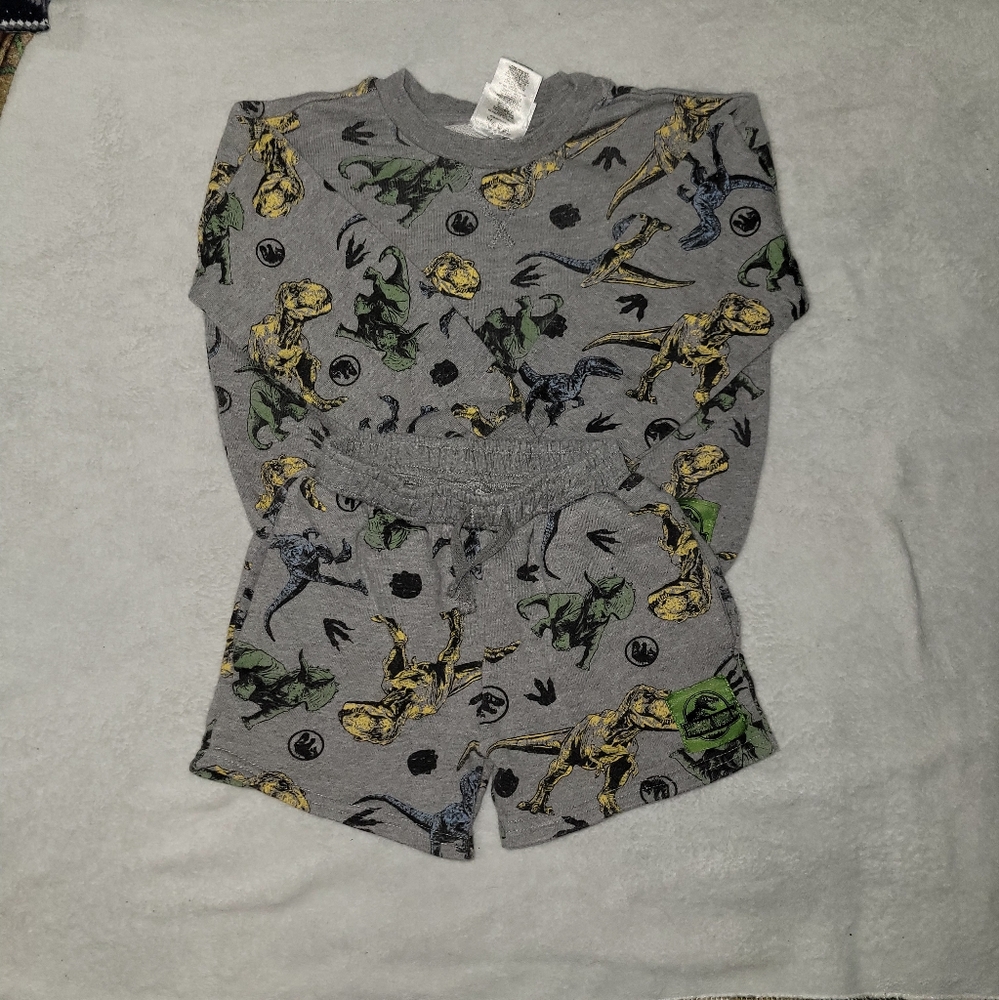 Jurassic Park- Boys Sweatshirt Set- Size 5T